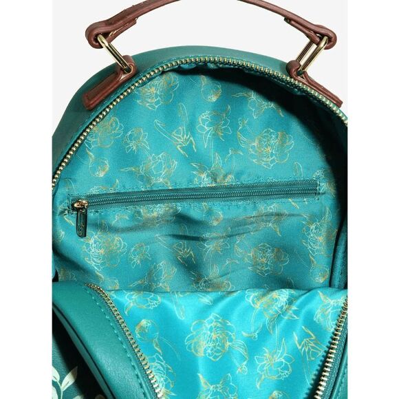 Loungefly Marvel Loki Floral Mini Backpack - Picture 4 of 4